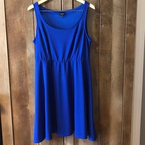 Torrid Blue Sleeveless Empire Waste Dress, Size 0X
